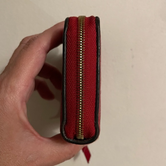 Authentic Louis Vuitton Emprentei Compact Zipper Wallet Beautiful Red COA - Picture 11 of 14